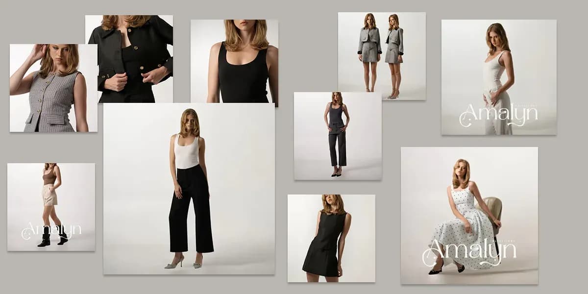 A collection of Amalyn Collections, women's clothes for every look.