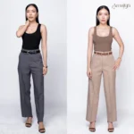 กางเกงขายาวกระบอกกลาง The Daily Fit Pants Amalyn_Collections