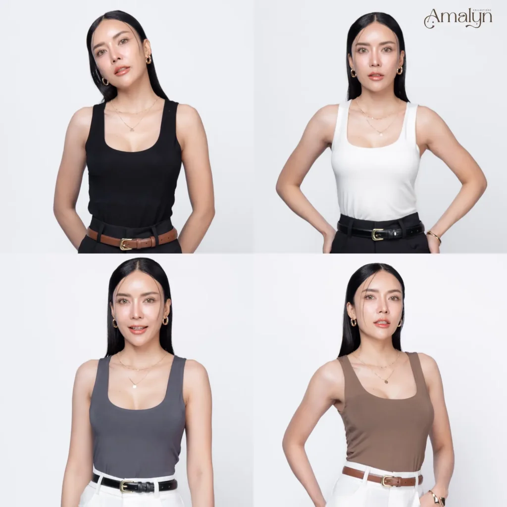 Amalyn Collections 女士基本款背心。