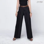 กางเกงขายาวกระบอกใหญ่ใส่ทำงาน ModeFlex Pant | Amalyn_Collections