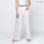 กางเกงขายาวกระบอกใหญ่ใส่ทำงาน ModeFlex Pant | Amalyn_Collections