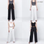 กางเกงขายาวกระบอกใหญ่ใส่ทำงาน ModeFlex Pant | Amalyn_Collections