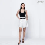 กางเกงเอวสูงทรงบาร์บี้ Classic Short Pants | Amalyn Collections