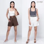 กางเกงเอวสูงทรงบาร์บี้ Classic Short Pants | Amalyn Collections