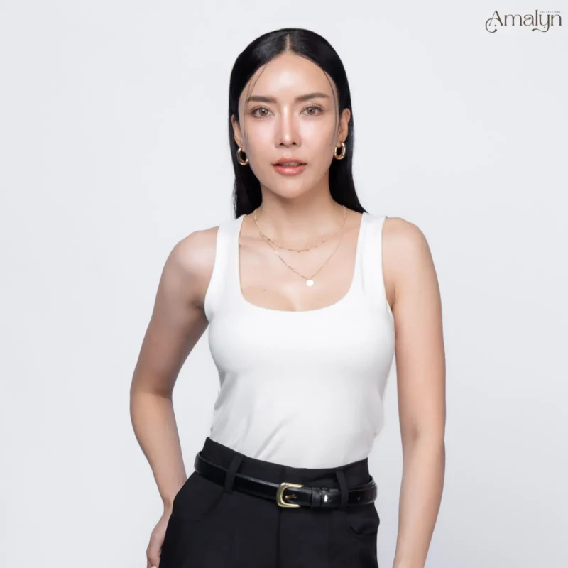 เสื้อกล้ามสำหรับผู้หญิง Basic Tank Top จากแบรนด์ Amalyn Collections
