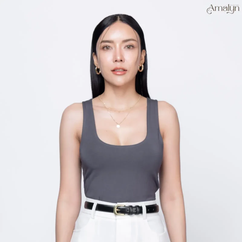 เสื้อกล้ามสำหรับผู้หญิง Basic Tank Top จากแบรนด์ Amalyn Collections