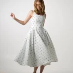 ✨Amalyn Dotty Dress (ด็อตตี้ เดรส) 🤍 ด้วยทรงเข้ารูปช่วงเอวและกระโปรงบานสวย